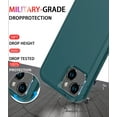 thumbnail image 2 of Diverbox for iPhone 14 Plus Case [Shockproof] [Dropproof] [Tempered Glass Screen + Camera Lens Protector],Heavy Duty Protection Phone Case Cover for Apple iPhone 14 Plus (Dark Green), 2 of 8