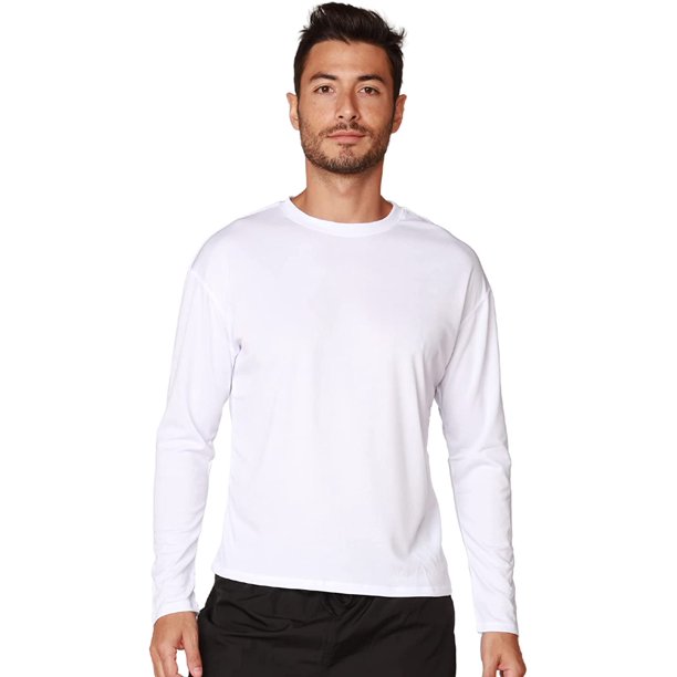 INGEAR Mens Beathable Swim Shirts Mens Sun Shirts Mens Long Sleeve Rash