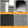 thumbnail image 4 of Dog Stairs for Small Dogs, Foldable Pet Stairs for Couch/Bed with Storage Box, Condo and Cat Scratcher, Adjustable Non-Slip Dog Steps for Puppy, Cats, or Small (3-Step,17" H), 4 of 7