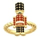 thumbnail image 5 of Anillos en forma de cascanueces Hugo Vintage con incrustaciones de Anillos finos elegantes y brillantes personalizados 7, 5 of 10