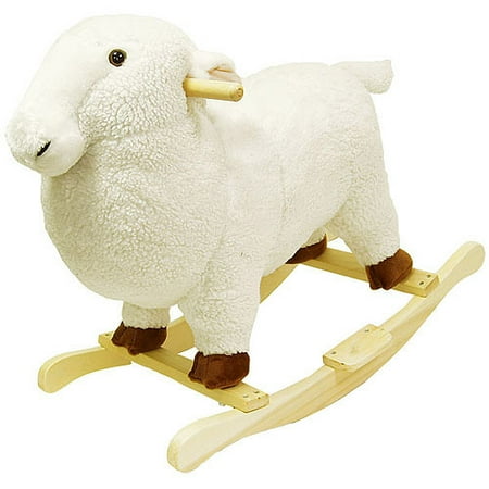Happy Trails Plush Rocking Animal, Lamb
