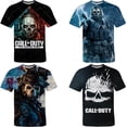 thumbnail image 2 of Camiseta vintage para hombre, con estampado 3D, de manga corta, de Call Of Duty Warzone, camisetas casuales, camisetas holgadas y divertidas, ropa para hombre, 2 of 5