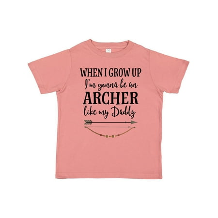 

Inktastic Archer Like My Daddy Childs Gift Toddler Boy or Toddler Girl T-Shirt