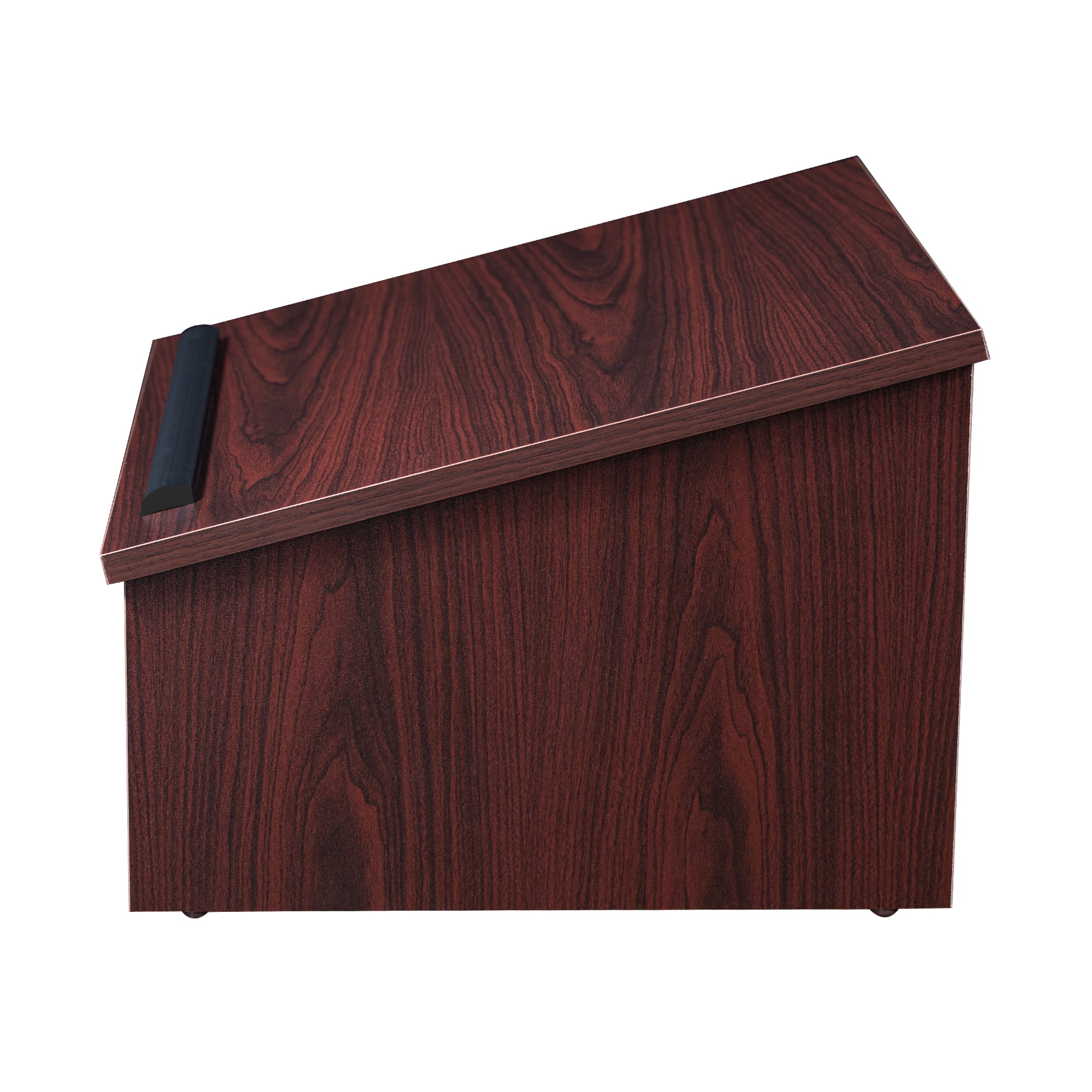 Hampden Furnishings Hudson Tabletop Lectern, Mahogany, Compact Presentation Podium