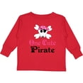 thumbnail image 3 of Inktastic Girls Cute Pirate Girls Long Sleeve Toddler T-Shirt, 3 of 5