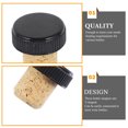 thumbnail image 6 of HEMOTON Black Synthetic Wine Bottle Corks with TShaped Design for Secure Sealing and Flavor Preservation 24 Pieces, 6 of 6