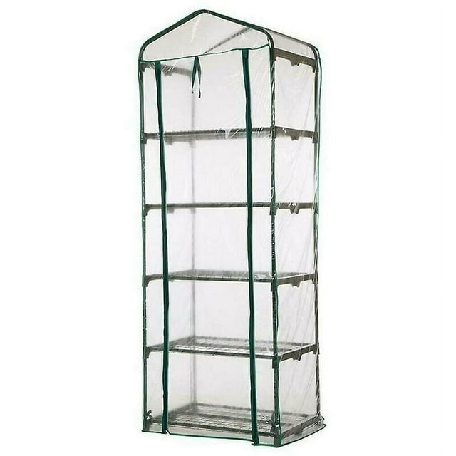 Portable Mini Greenhouse, Season Extension Indoor Outdoor Use Heavy Duty Transparent Cover, Compact Design Easy Assembly For Maximum Plant Protection