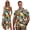 American Flag Stars, variant on Hawaiian Flowers Couples Outfits Matching Sets Summer Button-Down Shirt for Men Hawaiian Shirts and Womens Sleeveless Dress Midi Tank Dresses