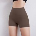 thumbnail image 5 of Only Moment Women's Summer Sweat Shorts Blended Fabric 2 Pockets 7/8 Athletic Pants with Drawstring for Golf Travel Casual Womens Yoga Shorts Brown,S, 5 of 9