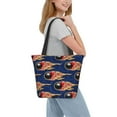 thumbnail image 2 of Fotbe Bowling Ball And Flame Bolsa de Playa con Estampado, Bolsa de Hombro, Bolsa de Mano Espaciosa, Bolsa de Viaje Ligera, Bolsa de Compras Versátil, 2 of 6