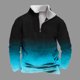 thumbnail image 1 of Sudadera sin capucha para hombre, informal, a la moda, con cuello alto, estampado de calaveras, cremallera, jersey de manga larga, blusa de poliéster para hombre, 1 of 4
