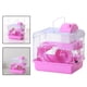 thumbnail image 3 of Jaula para hámster de 2 pisos Hábitat Cama Conejo Conejo Conejillo Rosa claro Yuyangstore Jaula de hámster, 3 of 8