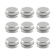 thumbnail image 1 of Inteprter 10pcs Empty Tins Containers Professional DIY Pot Balm Leakproof Nail Aluminum Container Cosmetic Art Jars Case Round Storage Type3 NO3, 1 of 6