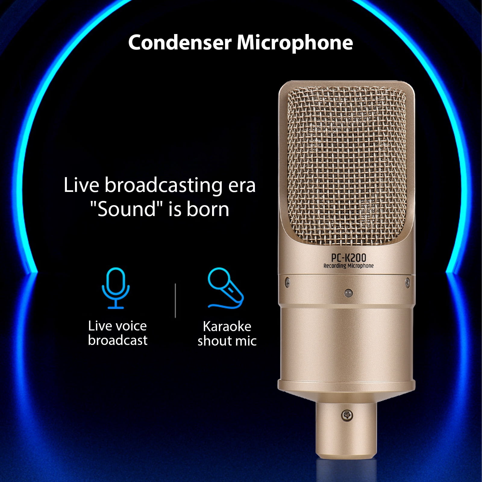 Nishore Microphones,Live Professional Xlr Clip Windproof Cover Professional Xlr With Windproof Cover Laptop Xlr With Clip Condenser Live Professional Laptop Computer Studio Cover Laptop Computer