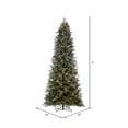 thumbnail image 3 of Vickerman 9' x 50" Frosted Douglas Fir Artificial Pre-Lit Christmas Tree, Warm White 3mm LED Lights., 3 of 6