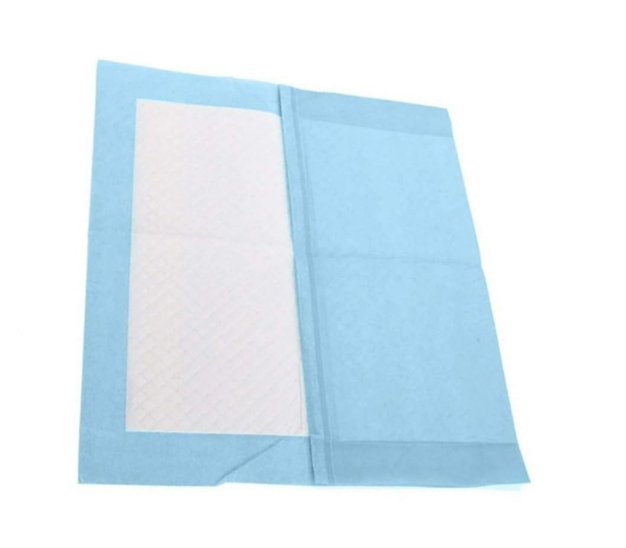 Disposable Fluff-Filled Underpads, Light Absorbency Breathable Bed Pads for Adults, Kids and Pets 23 x 24 inches (Pack of 100)