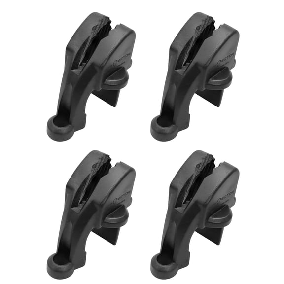 Extreme Max 3005.5091 BoatTector Quick Adjust Pontoon Rail Fender Hanger - Black, Pack of 4