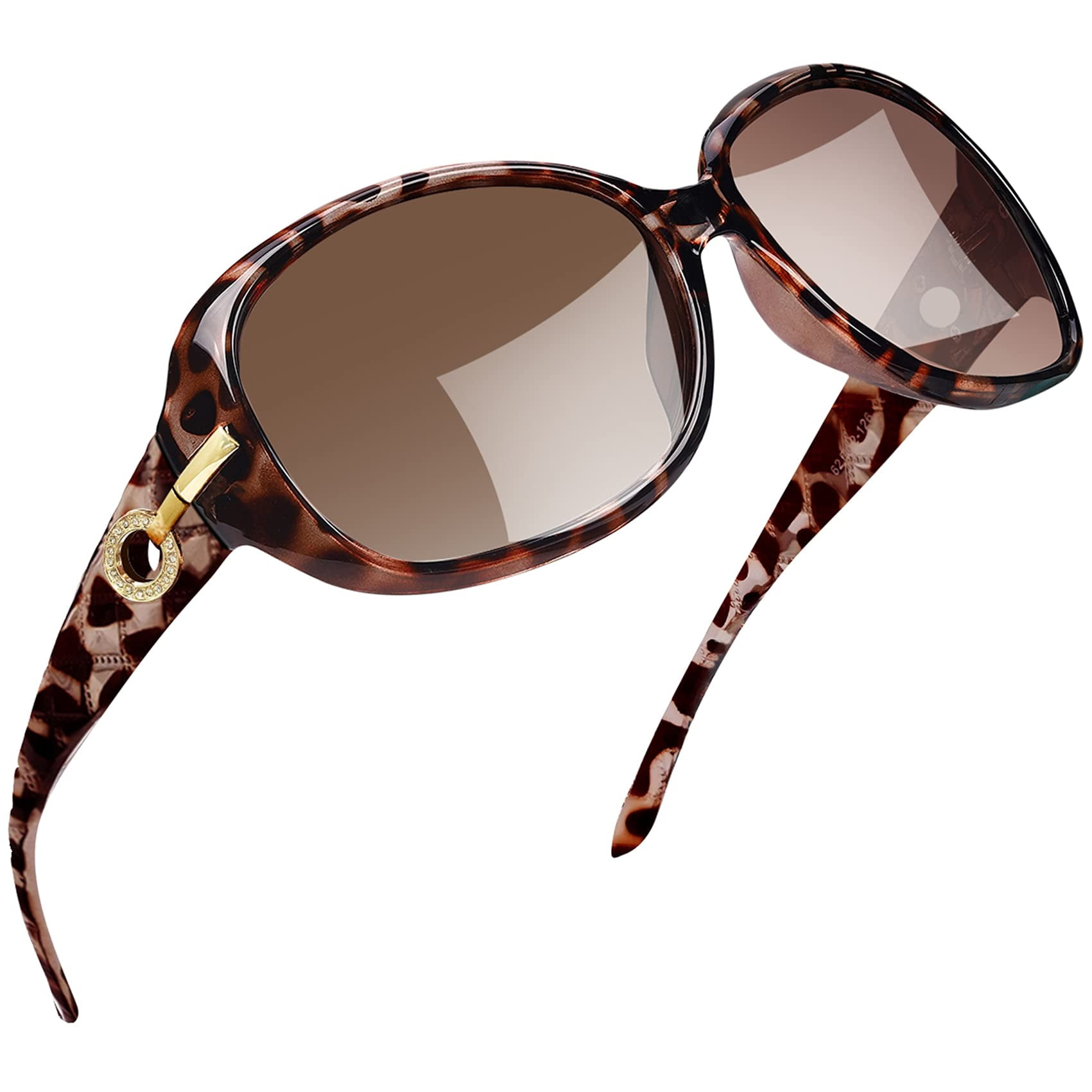Oversized Polarized Sunglasses for Women UV Protection Trendy Big Frame Ladies Sun Glasses Shades 