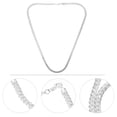 thumbnail image 4 of Tennis Necklaces Simple Neck Chain Clavicle Chain Neck Jewelry for Women, 4 of 8