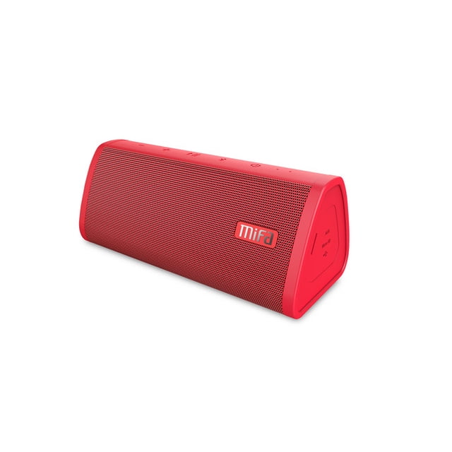 Speaker Bluetooth MIFA A10, Bocina Portatil a Prueba de Agua y Polvo IP45, 10W, TWS, 10 hrs de Reproducción con Micrófono para Manos Libres Color Rojo