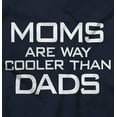 thumbnail image 2 of Moms are Way Cooler than Dads Funny Womens Plus Size Graphic Zipper Hoodie Brisco Brands 2X, 2 of 5