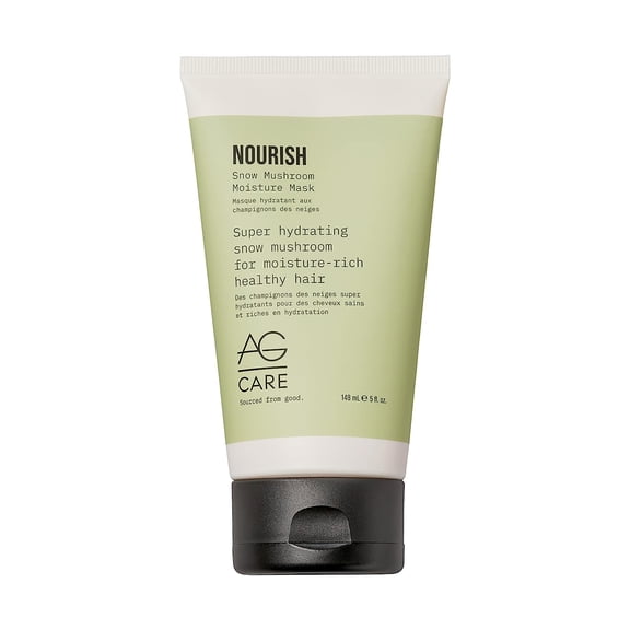 AG Care Nourish Snow Mushroom Hair Mask with Avocado Oil - Deep Conditioner for Dry Damaged Hair, 5 Fl Oz