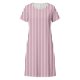 thumbnail image 3 of WILLBEST Vestidos Casuales para Mujer Vestido Casual Fluido de Cuello Redondo para Mujer, Línea A, para Verano, Vacaciones En La Playa, Uso Diario, Cómodo, Lavable A Máquina, Atuendo Básico Grande​​, 3 of 3