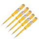 thumbnail image 1 of Destornillador de prueba de voltaje AC100-500V probador de tubo de neón ranurado amarillo 5 piezas, 1 of 4