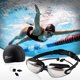 thumbnail image 2 of Juego de gafas de natación y gorro 4 en 1 Antiempañamiento Protección UV, 2 of 8