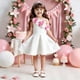 thumbnail image 2 of Vestido de Cumpleaños para Niñas Color Sólido sin Mangas Correa de Hombro Vestido de Princesa Falda Plisada de Moda, 2 of 5