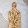 thumbnail image 4 of Olive Wood Cutting Board with Handle - 20" Wooden Cheese Board for Meat Cheese & Vegetables, 4 of 5