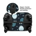 thumbnail image 4 of Balery Gnome And Snowflakes Luggage Cover Protector, Scratch And Dirt Resistant, Fits 18-32 Inch Luggage - X-Large, 4 of 9