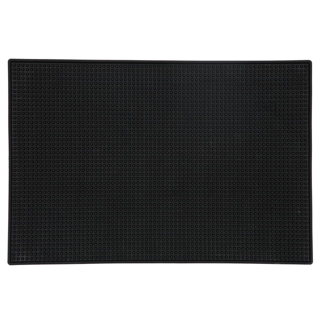 Bar Mat, Bar Service Mat Durable Not Easy To Deform Thick Design Rivet Design For Kitchen For Living Room For Barber Shop 30x15cm / 11.8x5.9in