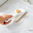 thumbnail image 4 of Cloth Changing Small Mop, Portable Rotating Cleaning Mop, Flat Dust Sweeping with Replaceable Head, Lightweight Compact Design for Kitchen, Bathroom, Home, 5.91x2.17x7.68 inches, 4 of 5