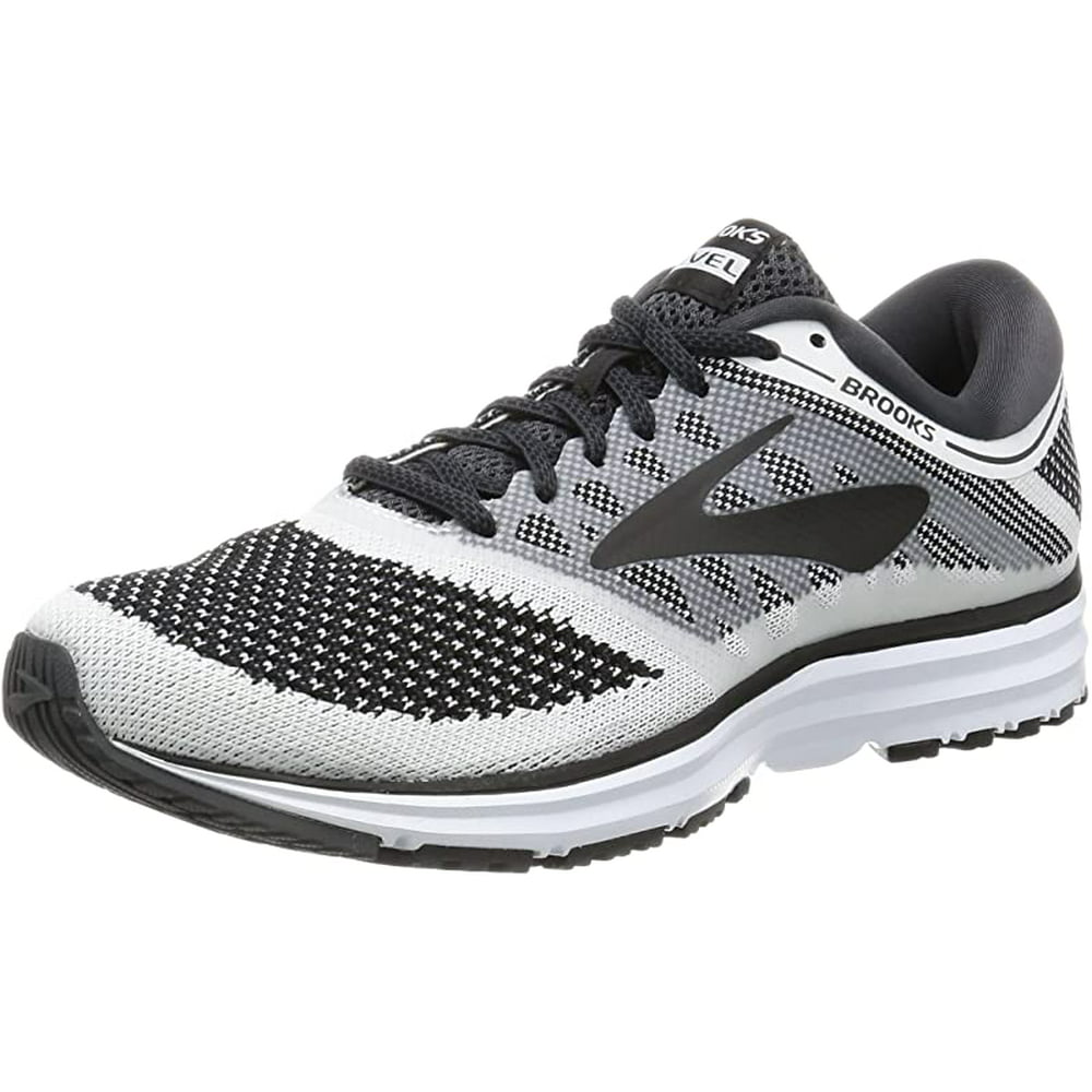 Brooks - Brooks Men's Revel Running Shoe, White/Anthracite/Black, 8.5 D ...