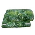 thumbnail image 4 of Leaf Foot Rest, Tropical Exotic Banana Forest Palm Tree Leaves Watercolor Design Image, Non-Slip Backing Adjustable Ergonomic Memory Foam Leg Support for Office, Pale Green Dark Green, by Ambesonne, 4 of 5