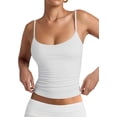 thumbnail image 1 of PINKMSTYLE Débardeurs Basiques pour Femmes à Encolure Dégagée Doublée Débardeurs Ajustables d'Été Sans Manches, 1 of 8