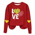thumbnail image 1 of Timegard Chandail en Molleton pour Femmes Col Rond Manches Longues Pull Confortable Tenues de Mode Hiver Légères, 1 of 4