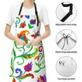 thumbnail image 6 of Picia Paisley Waterproof Apron for Unisex Adult - Adjustable Bib Apron with Pockets, Ideal for Cooking, Gardening, Painting, and Household Chores, 6 of 9