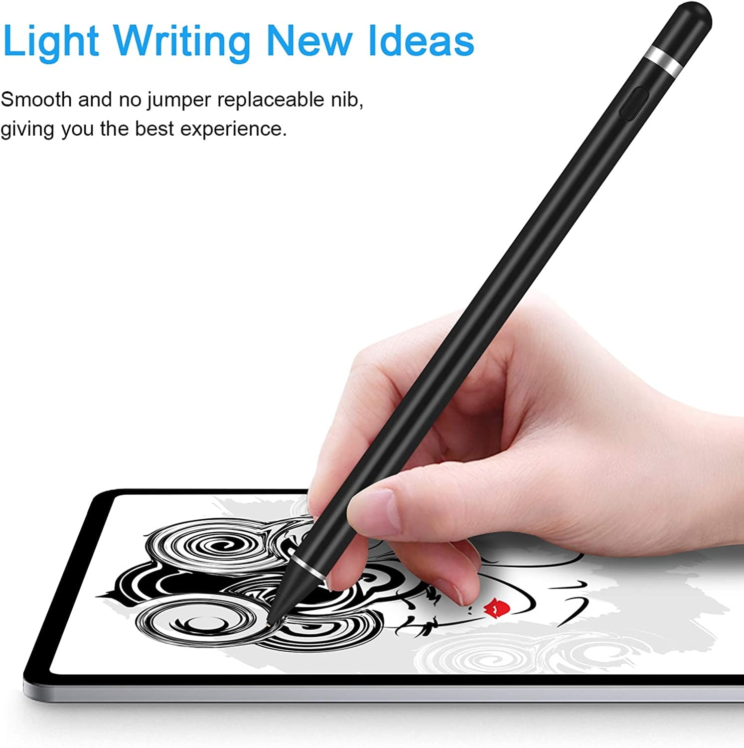 For iPhone 15/Pro/Max/Plus - Active Stylus Pen Digital Capacitive Touch Rechargeable Palm Rejection