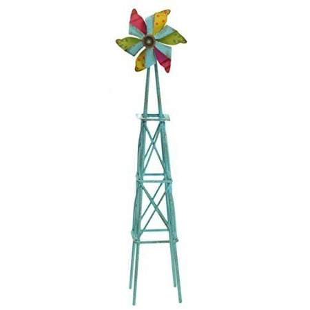 - Collectible Fairy Garden 10.5 Inch Distressed Mini Windmill, Unique fantasy garden accessory By Genevieve Gail