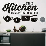 Creative KITCHEN Wall Sticker Vinyl Removable Decal Art Mural Kitchen Decor