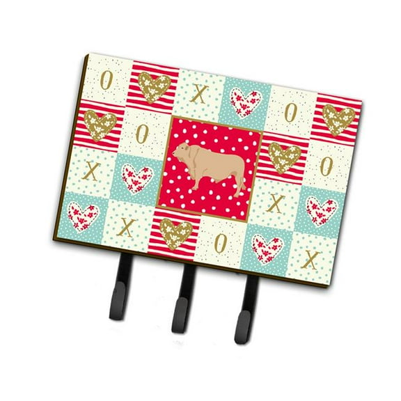 Charolais Cow Love Leash or Key Holder