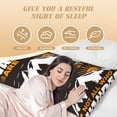 thumbnail image 2 of Yiaed Body Pillow Cover, Ultra Soft Microfiber Pillowcases, Breathable Long Pillow Case, Envelope Closure-Not All Who Wander Are Lost4 (20x54 inch)（Pillow core not included）, 2 of 5