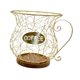 thumbnail image 4 of Cesta de almacenamiento moderna con diseño de arte en hierro para cápsulas de café Oro, 4 of 9