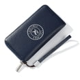 thumbnail image 1 of Mens Long Wallet Retro Faux Leather Credit Card Wallet Zip Billfold with Strap, 1 of 10