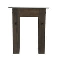 thumbnail image 5 of Southern Enterprises 21.75" Clear and Brown Reclaimed Contemporary Wood End Table, 5 of 5