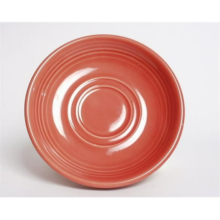 

Tuxton China CNE-060 6 in. Concentrix Saucer - Cinnebar - 2 Dozen