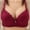 B154 Wine minimizer bras for women clearance under $5, variant on Bras under $5! Cagogo Womens Summer Wirefree Lace Bra Supportive Lifting Wireless Adjustable Straps Bralettes No Underwire Push Up Full Coverage Minimizer Everyday Bras Tshirt Bra