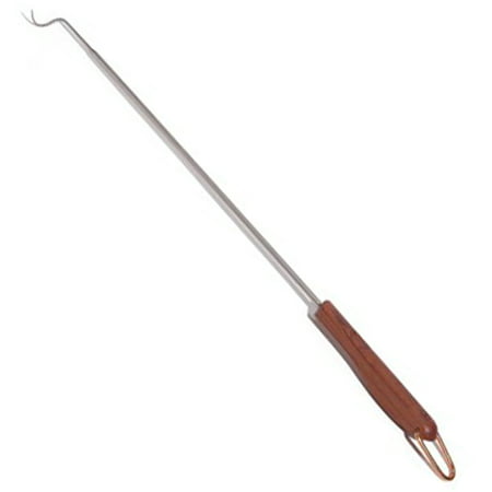 Outset BBQ Grill Meat Hook Rosewood & Stainless Steel Butcher Flipper New